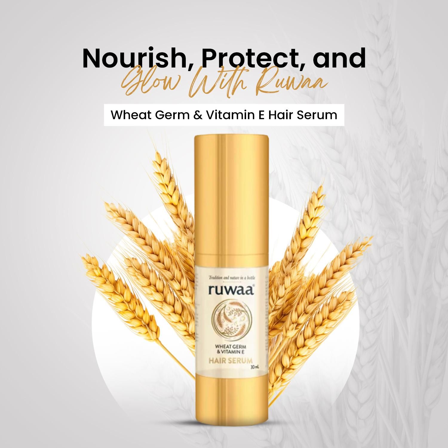 ruwaa Wheat Germ & Vitamin E Revitalizing Hair Serum