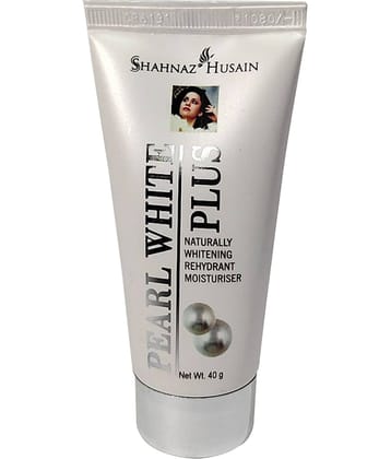 Shahnaz Husain Precious Pearl White Plus Cream - Naturally Whitening Rehydrant Moisturiser - 40 gm