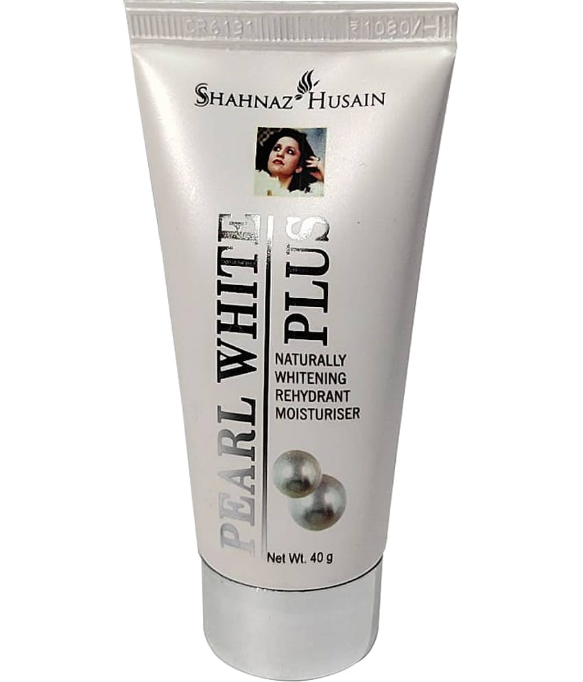 Shahnaz Husain Precious Pearl White Plus Cream - Naturally Whitening Rehydrant Moisturiser - 40 gm
