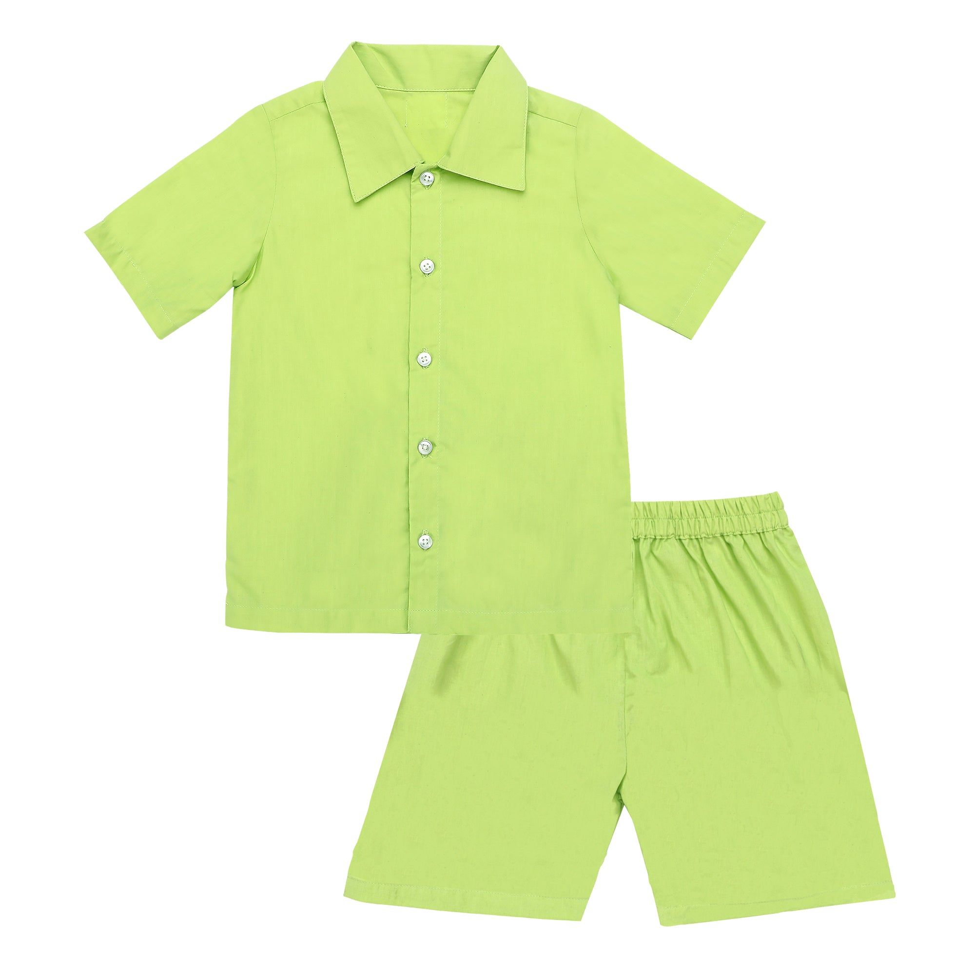 SHADOW LIME SHIRT AND SHORTS SET-AGE : 1-2 YEARS
