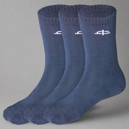 Heelium Bamboo Kids Crew Socks - 3 Pairs-Age 6-8 Years / Dark Grey | Dark Grey | Dark Grey
