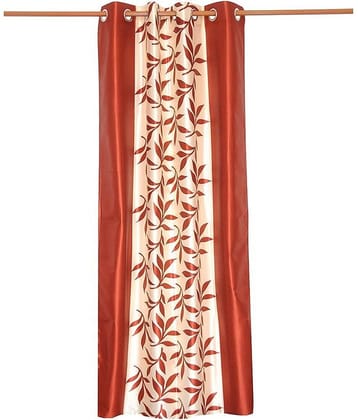 Sai Arpan Nature Room Darkening Eyelet Curtain 5 ft ( Pack of 1 ) - Multi Color