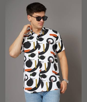 Paul Street - Green Rayon Slim Fit Men's Casual Shirt ( Pack of 1 )