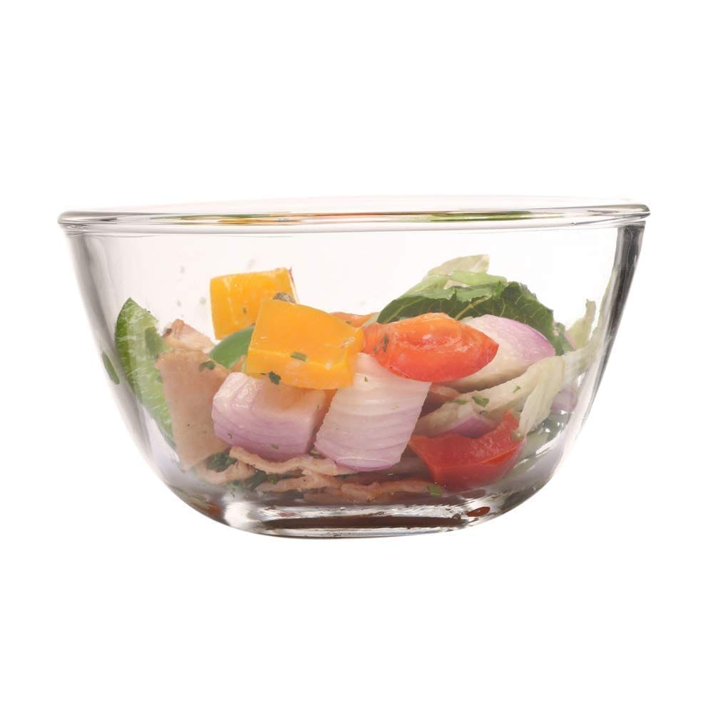 Femora Borosilicate Glass Microwave Safe Mixing Bowl 2100 ML (2100 ML, 1)