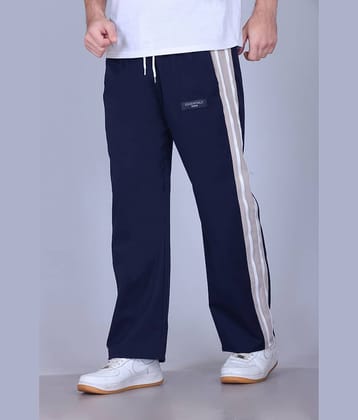 HVBK Blue Polyester Men's Trackpants ( Pack of 1 )