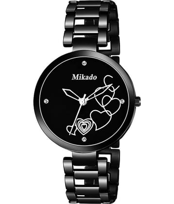 Mikado Stainless Steel Round Womens Watch