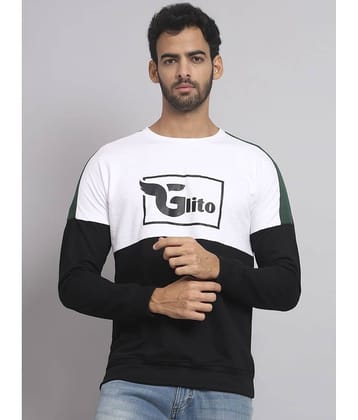 Glito - Black Fleece Regular Fit Men's Sweatshirt ( Pack of 1 )