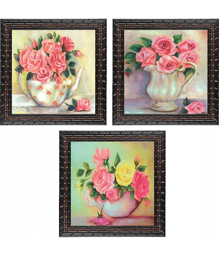 Indianara - Floral Painting With Frame