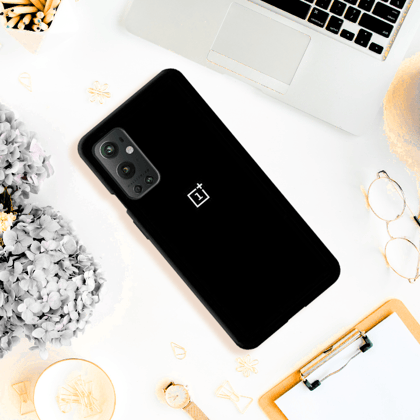 OnePlus 9 Pro Soft Silicone Smartphone Case-Black