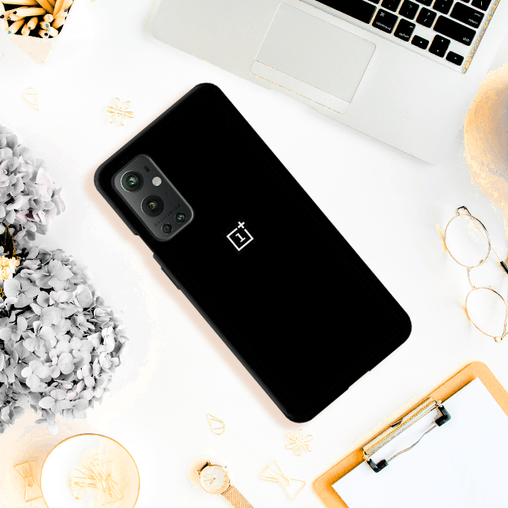 OnePlus 9 Pro Soft Silicone Smartphone Case-Black