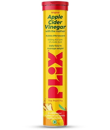 The Plant Fix Plix Apple Cider Vinegar 15 Effervescent Tablet with mother Mango (15 Tablets)