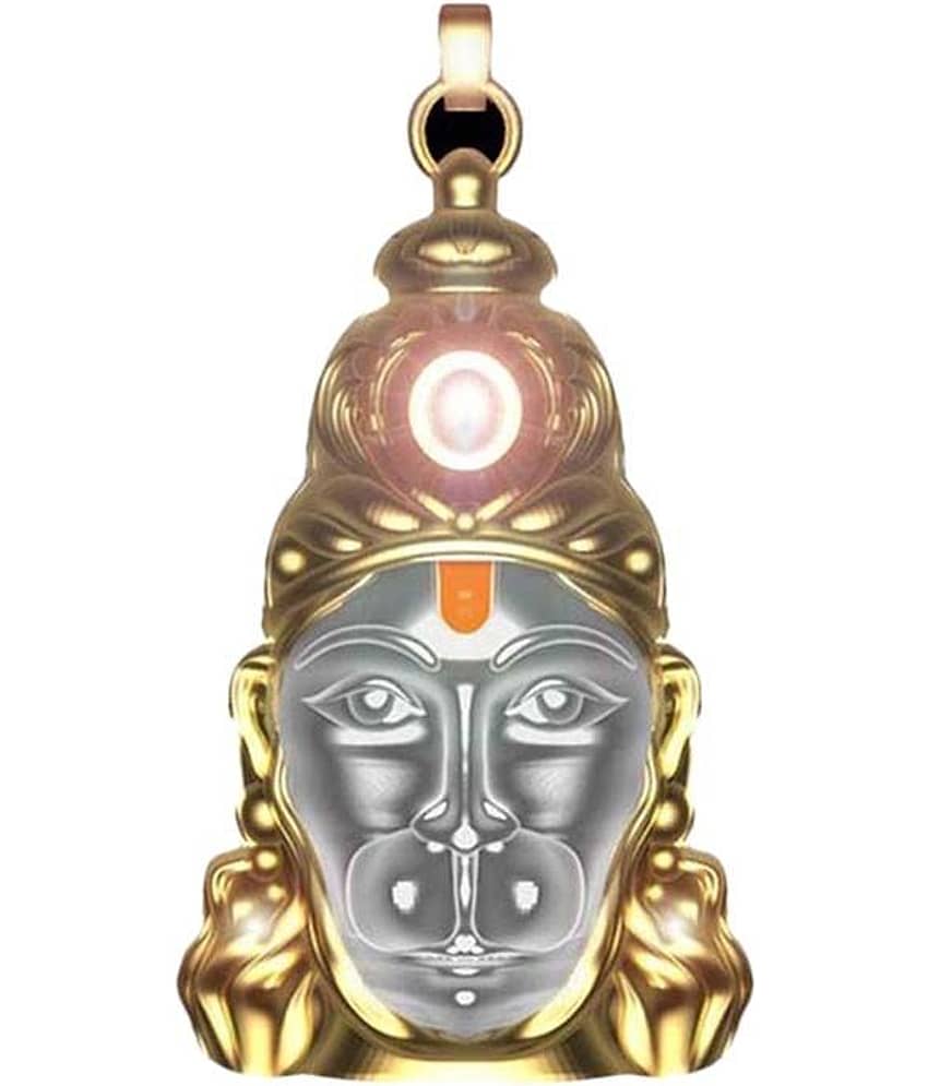 EI Hanuman Chalisa Yantra Locket With Gold Plated Chain