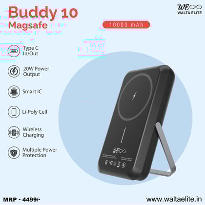 Walta Elite Buddy 10M magsafe Powerbank (WIRELESS MAGSAFE/10k MAH)