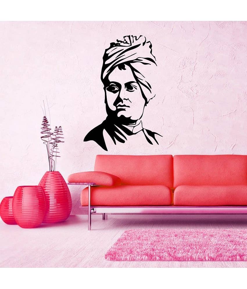 Decor Villa Swami Vivekananda Vinyl Wall Stickers