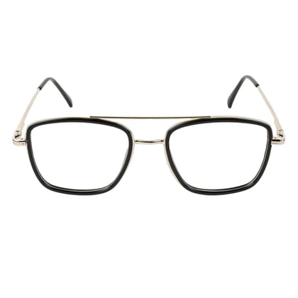 TERRY & CO Zero Power Blue Cut Eyeglasses | Metal Frame | Medium Size | Anti-Reflective, UV Protection, Lightweight | Spring Hinges | Unisex