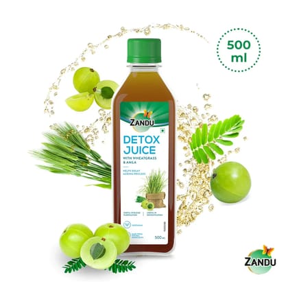 Full Body Detox Juice with Wheatgrass & Amla 500ml