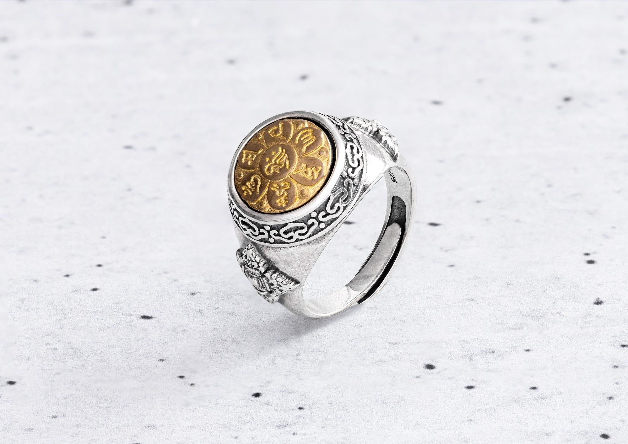 Revolving Chant Men's Ring