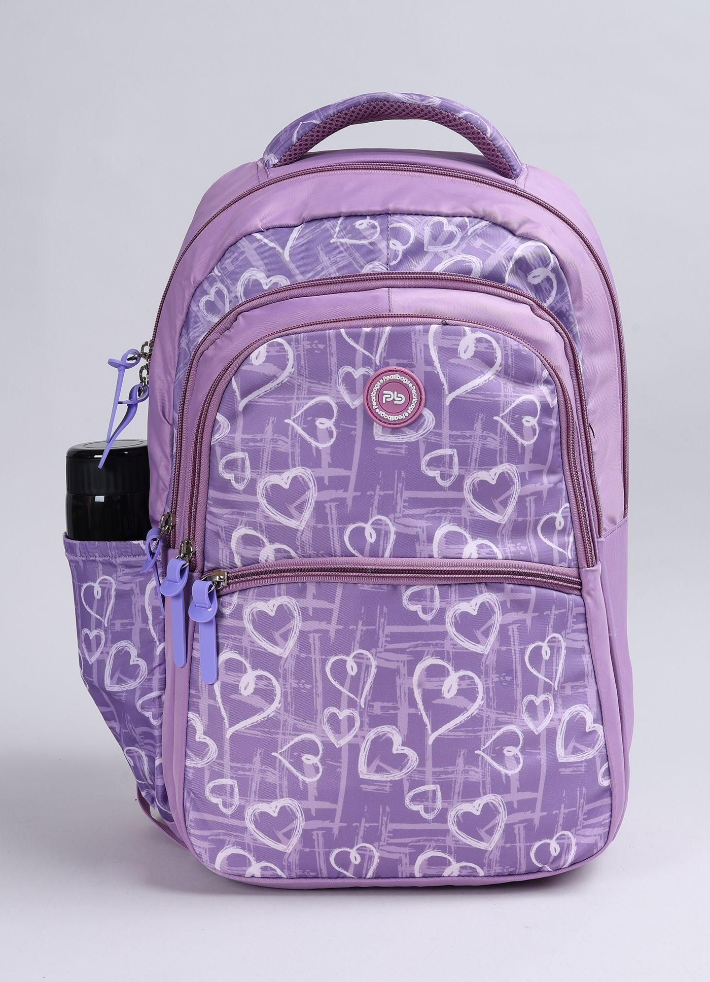 PB Pearlbags Polyester Water Resistant Casual Backpack With Laptop Sleeve For School,college & Office For Boys and Girls,Men & Women