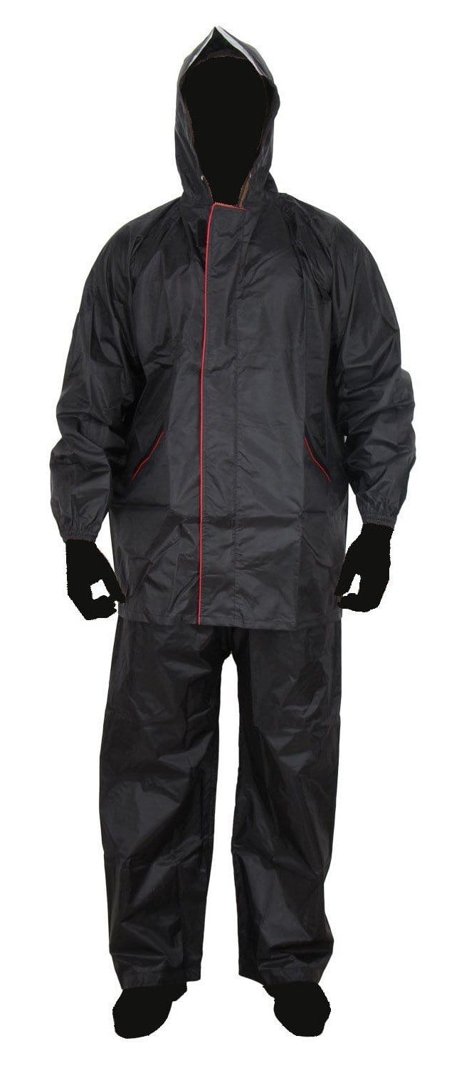 Romano nx 100% Waterproof Premium Quality Double Layer Hooded Rain Cheater Suit Men in a Storage Bag-Medium