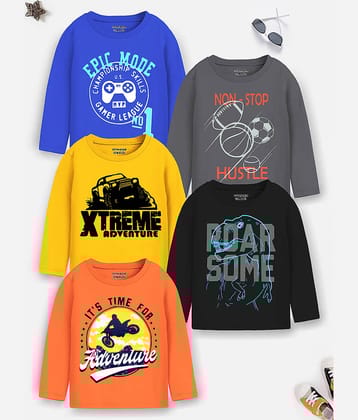 Trampoline Pack of 2 Boys Cotton Blend T-Shirt ( Multicolor2 )