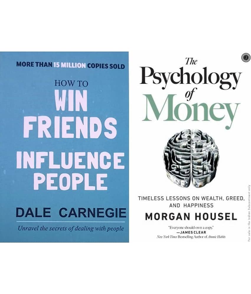 How to win friends and people + Psychology of Money (English, Paperback)