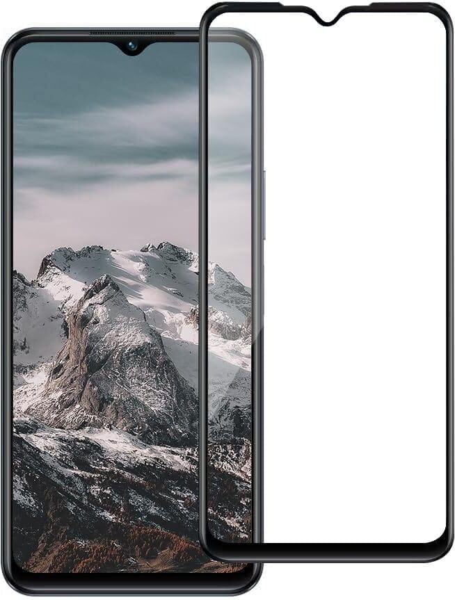 PLUGTECH Advanced Tempered Glass With Anti-Explosion 9H Hardness Edge-To-Edge Coverage Screen Guard for VIVO V21E 5G