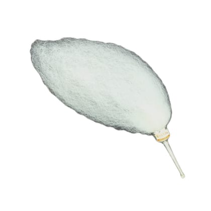 MAYAPURI Chamar for Home Puja | Chavar Sahib/Chaur/Deities Fan, White Hair (Small)