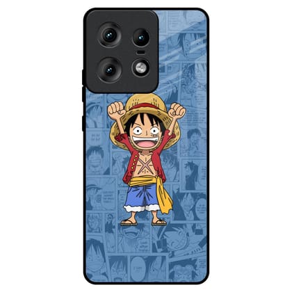 Chubby Anime Glass Case for Motorola Edge 50 Pro 5G