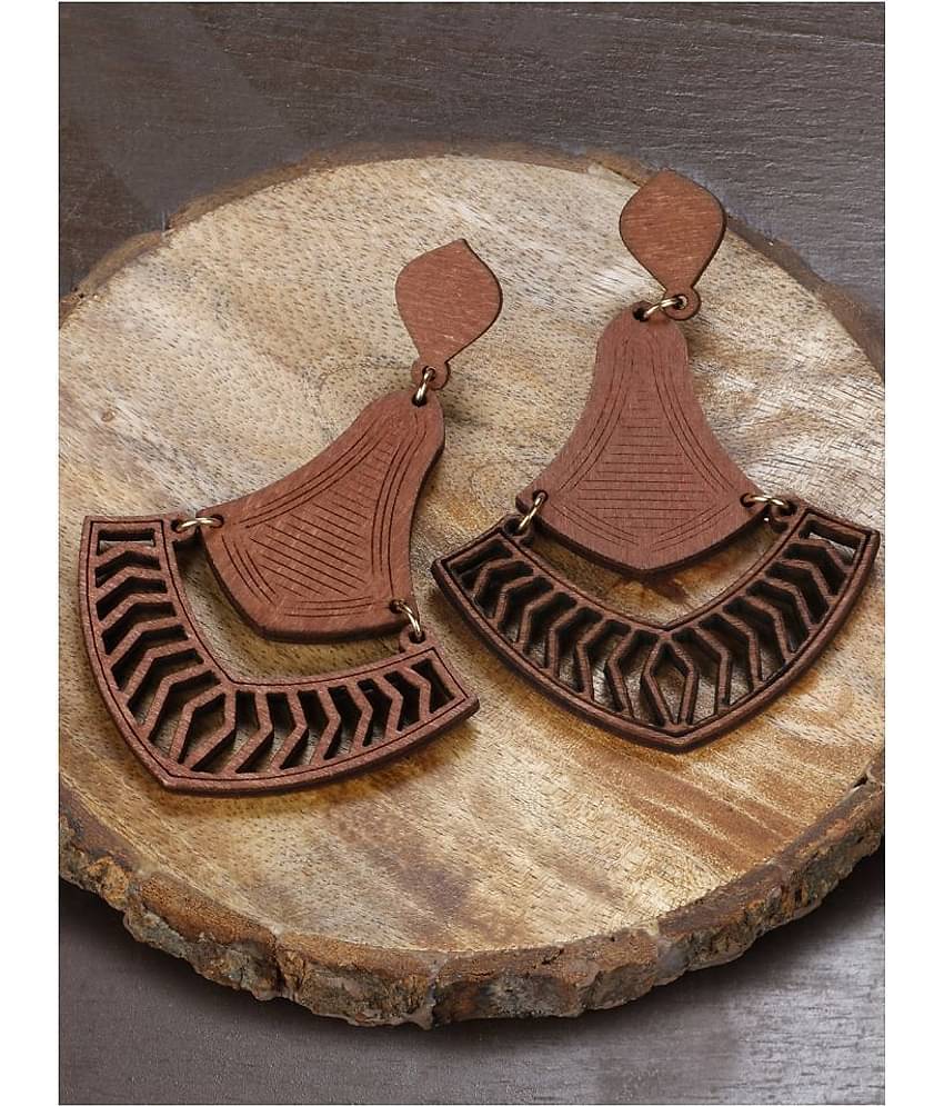 Prita's Wooden Earring For Girls/Women