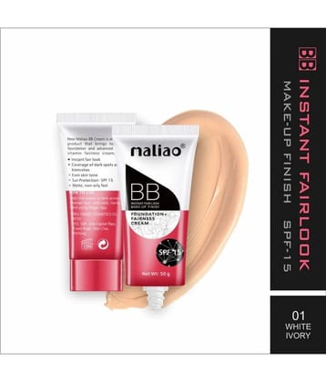 Maliao Natural Cream For All Skin Types Skin Ivory Foundation Pack of 1