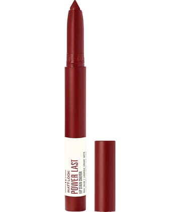 Mattlook Power Last Lip Stain Crayon Lipstick| Rich Color | Non Transfer | Mask Proof | Luxurious Creamy Matte, Magic Maroon (2.0gm)