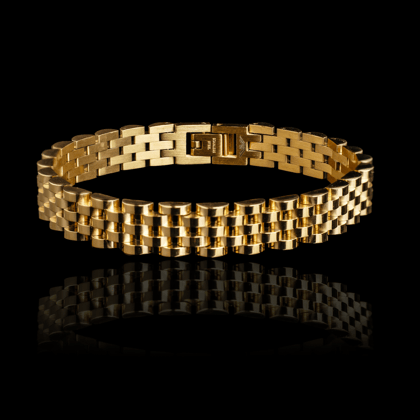 Crest Bracelet-Gold