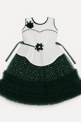 Emerald Glow Party Frock