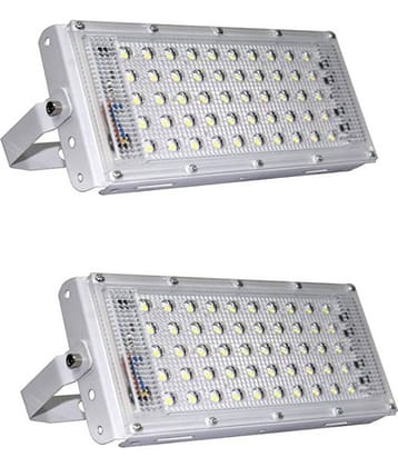 Bentag 50 Watts IP 66 Outdoor Wall lights Cool Day Light - Pack of 2