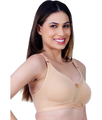 Ladyland Pack of 1 Cotton Blend Non Padded Everyday Bra For Women ( Multicolor )