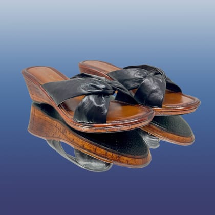 Noir Posh wedges-Black / 41