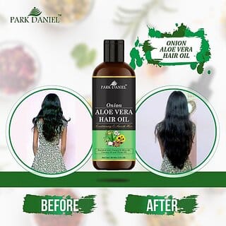 PARK DANIEL Premium Onion Aloe Vera Hair Oil Enriched With Vitamin E- For Conditioning and Smooth Hair (60 ml) Hair Oil (60 ml)