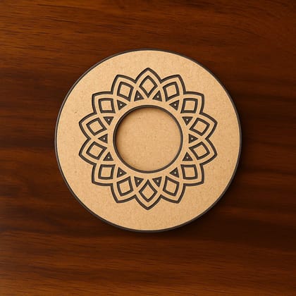 Dbeautify's Round MDF T-Light Candle Holder