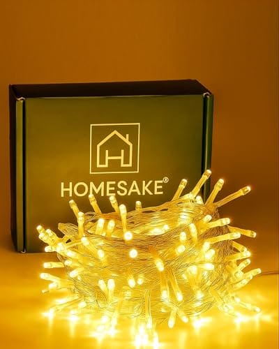 Homesake 36 Feet Long 40 LED Power Pixel Serial String light Fairy Lights, Plug Sourced, Home & Outdoor light for