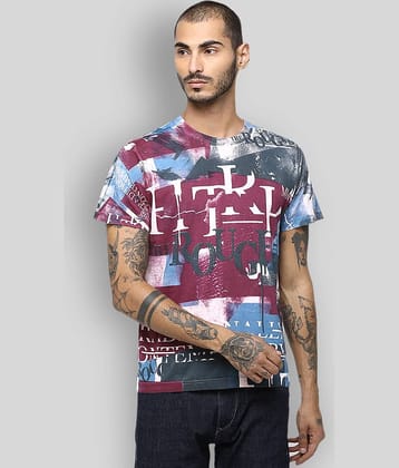 Huetrap Pack of 1 Cotton Regular Fit Men's T-Shirt ( Pink )