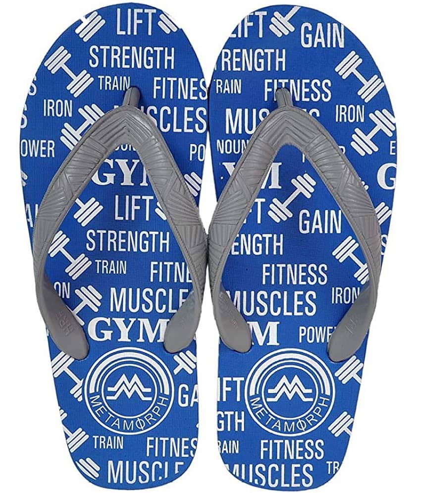 METAMORPH Blue Slide Flip flop