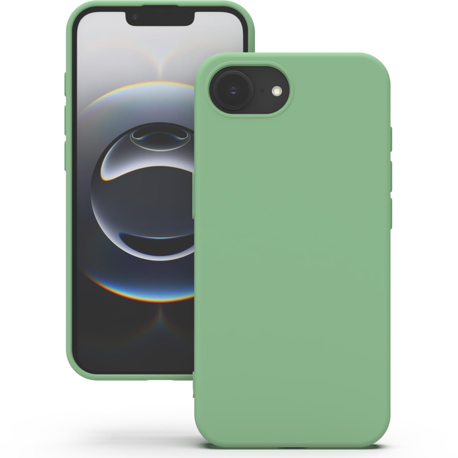YATWIN Silicone Back Case for iPhone 16e, Soft-Touch Phone Back Cover for Apple iPhone 16e - Mint Green YATWIN Silicone Back Case for iPhone 16e, Soft-Touch Phone Back Cover for Apple iPhone 16e - Mint Green - Mint Green / iPhone 16e