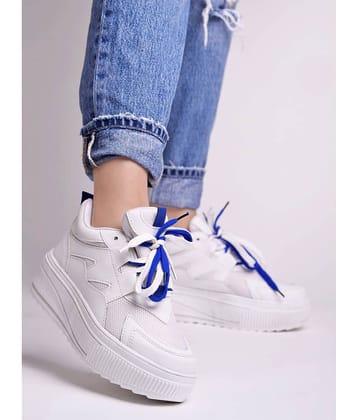 Shoetopia White Women's Sneakers