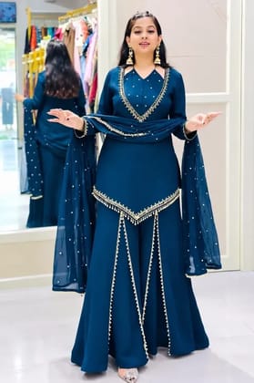 Eliganss Roman Glass With Real Mirror Kurta's