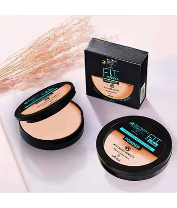Adbeni Fit Skin Perfecting Matte Compact Powder 12gm, Seamless Blurring, Shine Control (Shade-02)