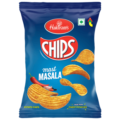 Haldiram's Chips - Mast Masala, 55 G Pouch Haldiram's Chips - Mast Masala, 55 G Pouch