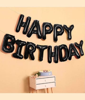 Kiran Enterprises Happy Birthday Foil Letter Balloon For Birthday Decoration