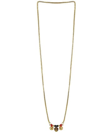 SHANKH-KRIVA - Golden Mangalsutra ( Pack of 1 )
