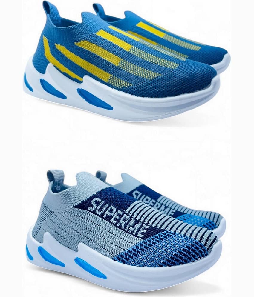 Fabbmate - Grey Boy's Sneakers ( 2 Pairs )
