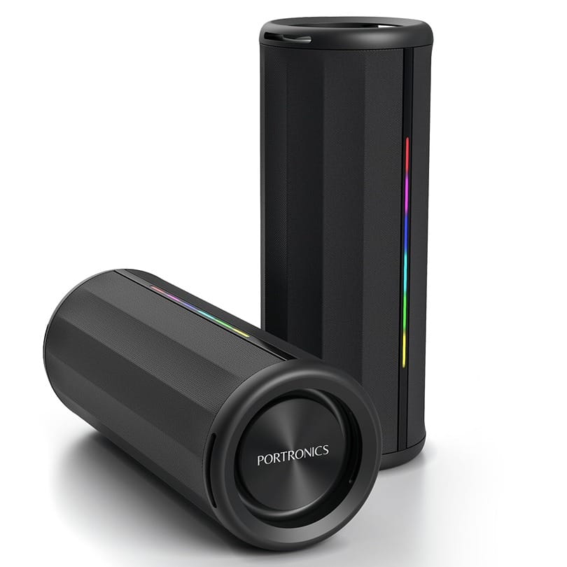 Portronics Nova 40W Portable Bluetooth Speaker With Dual Passive Radiator (Black)